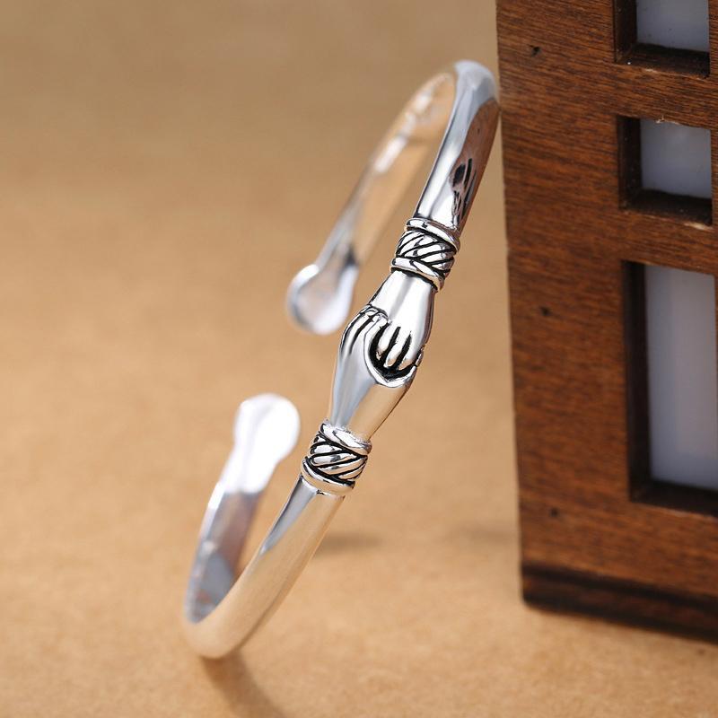 Best Friend Handshake Charm Bracelet