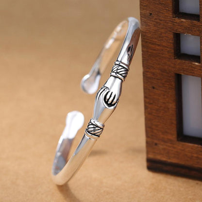 Best Friend Handshake Charm Bracelet