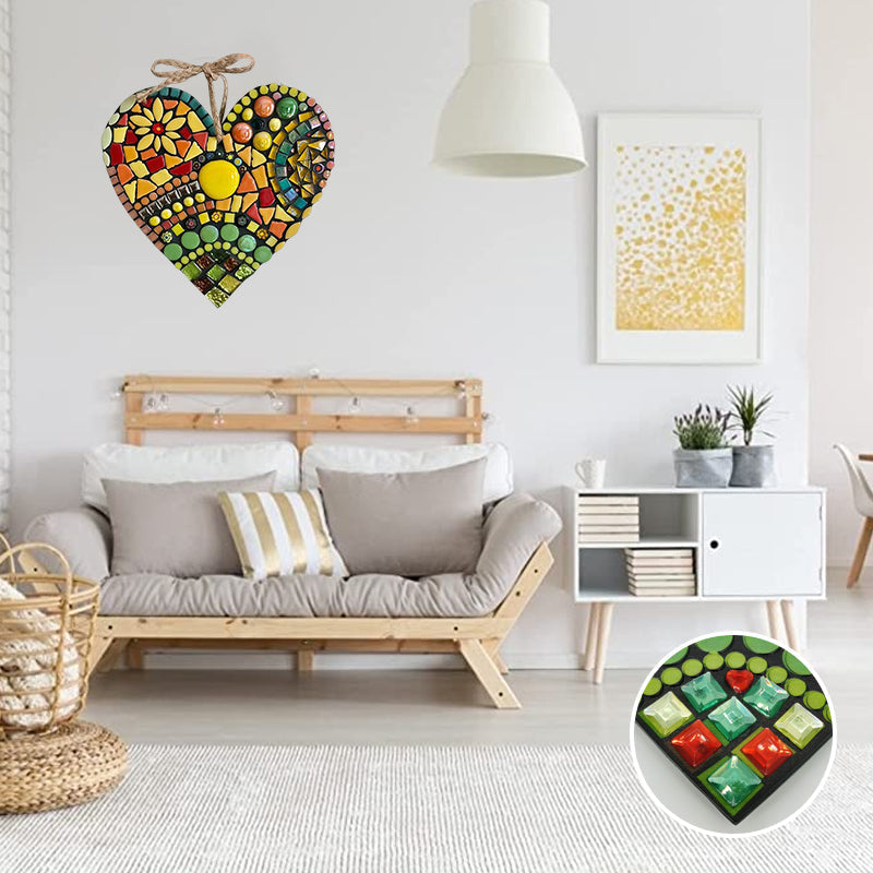 Colorful Heart Garden Decoration