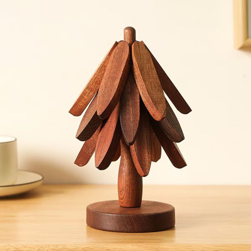Durable Wooden Table Placemats and Coasters