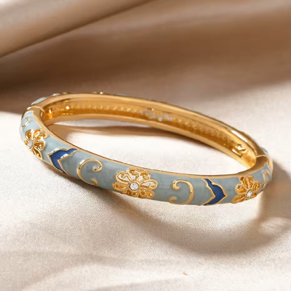 Beautiful Floral Bracelet Set 4 Pieces
