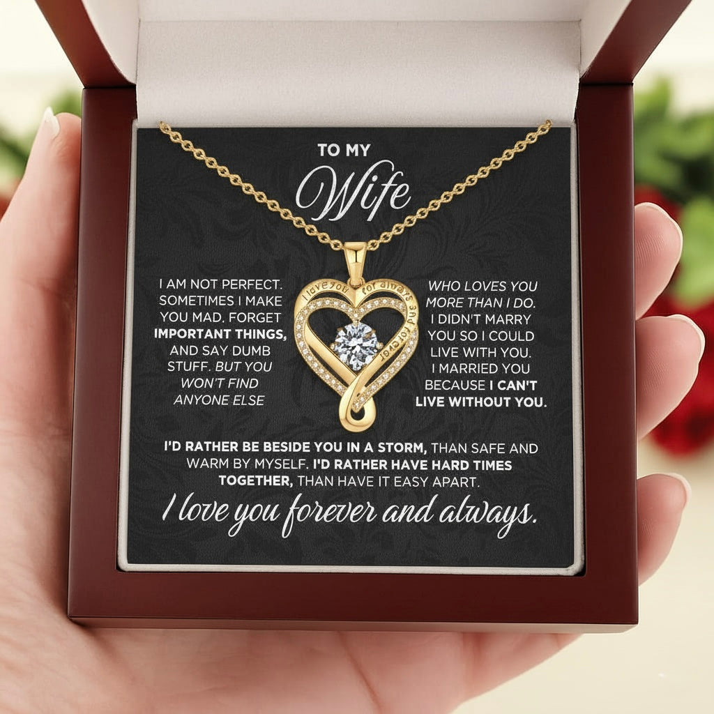 Beautiful Heart Necklace for Women Always