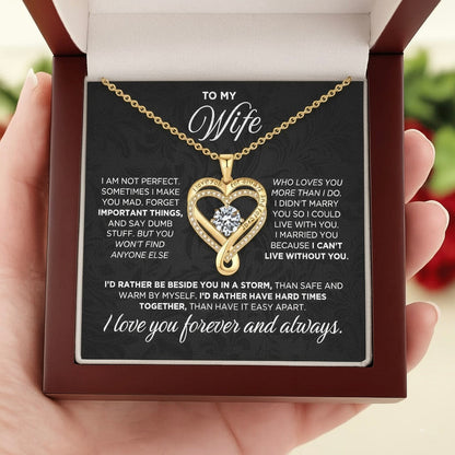 Beautiful Heart Necklace for Women Always