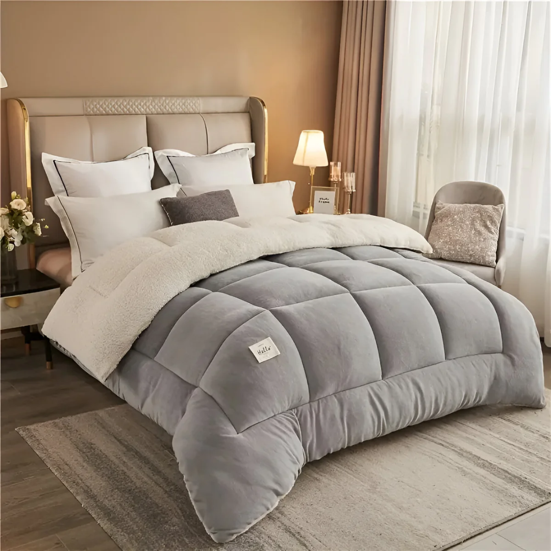 Cozy Fleece Bed Duvet Cover