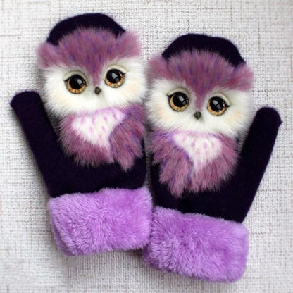 Warm Fuzzy Animal Gloves