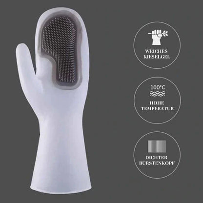 Practical Reusable Silicone Cleaning Gloves