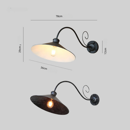 Vintage Exterior Lantern Wall Light