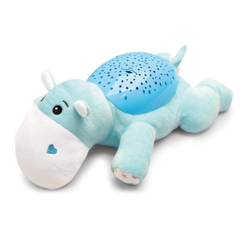 Cuddly Night Light Plush Toy with Music and Star Projector