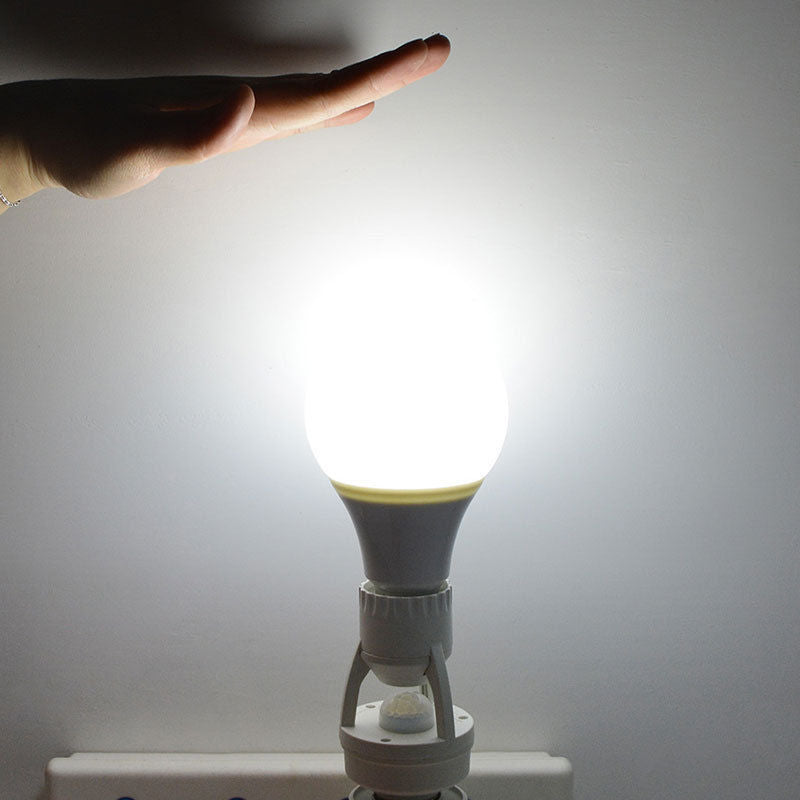 Automatic 360 Degree PIR LED Light Bulb Socket