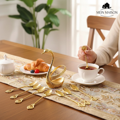 Delicate White Coffee Spoon