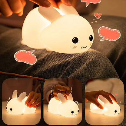 Cute Rabbit Plug Night Light