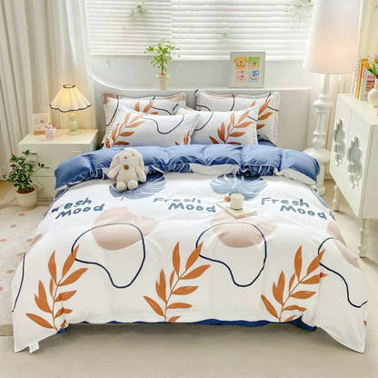 Luxury Plush Bed Duvet Cover Set