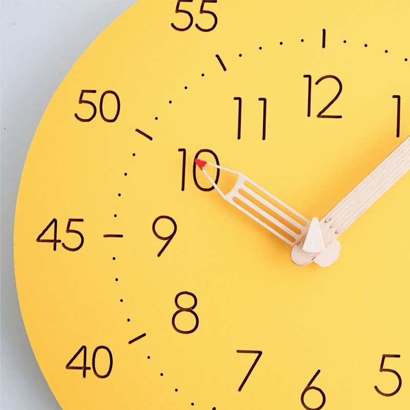 Silent Kids Room Wall Clock