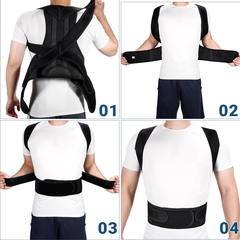 Comfortable Back Support Brace for Posture Correction