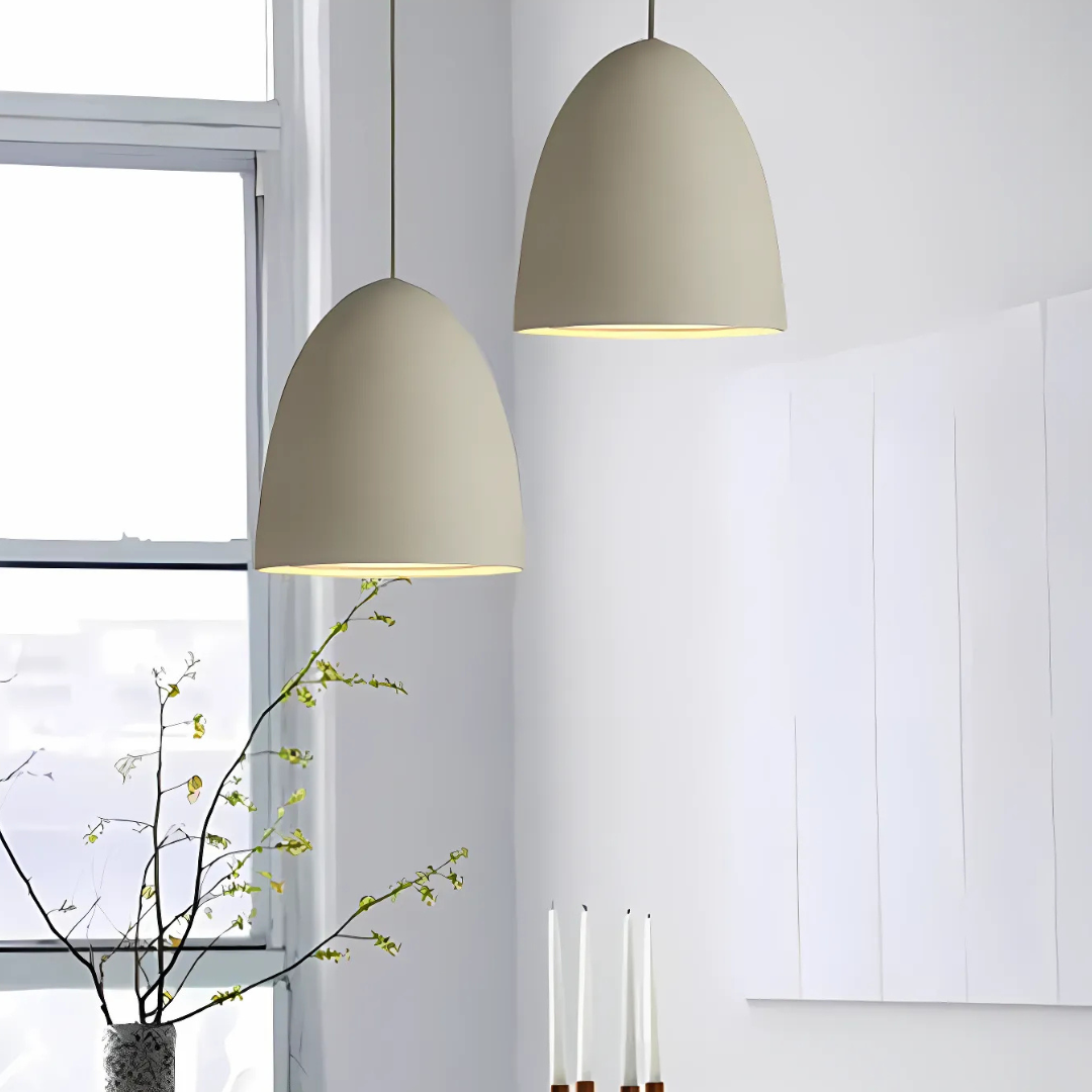 Rustic Hanging Pendant Light Set