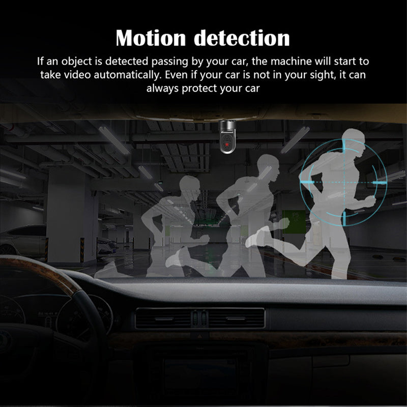 Small HD Dash Cam with 360 Degree View