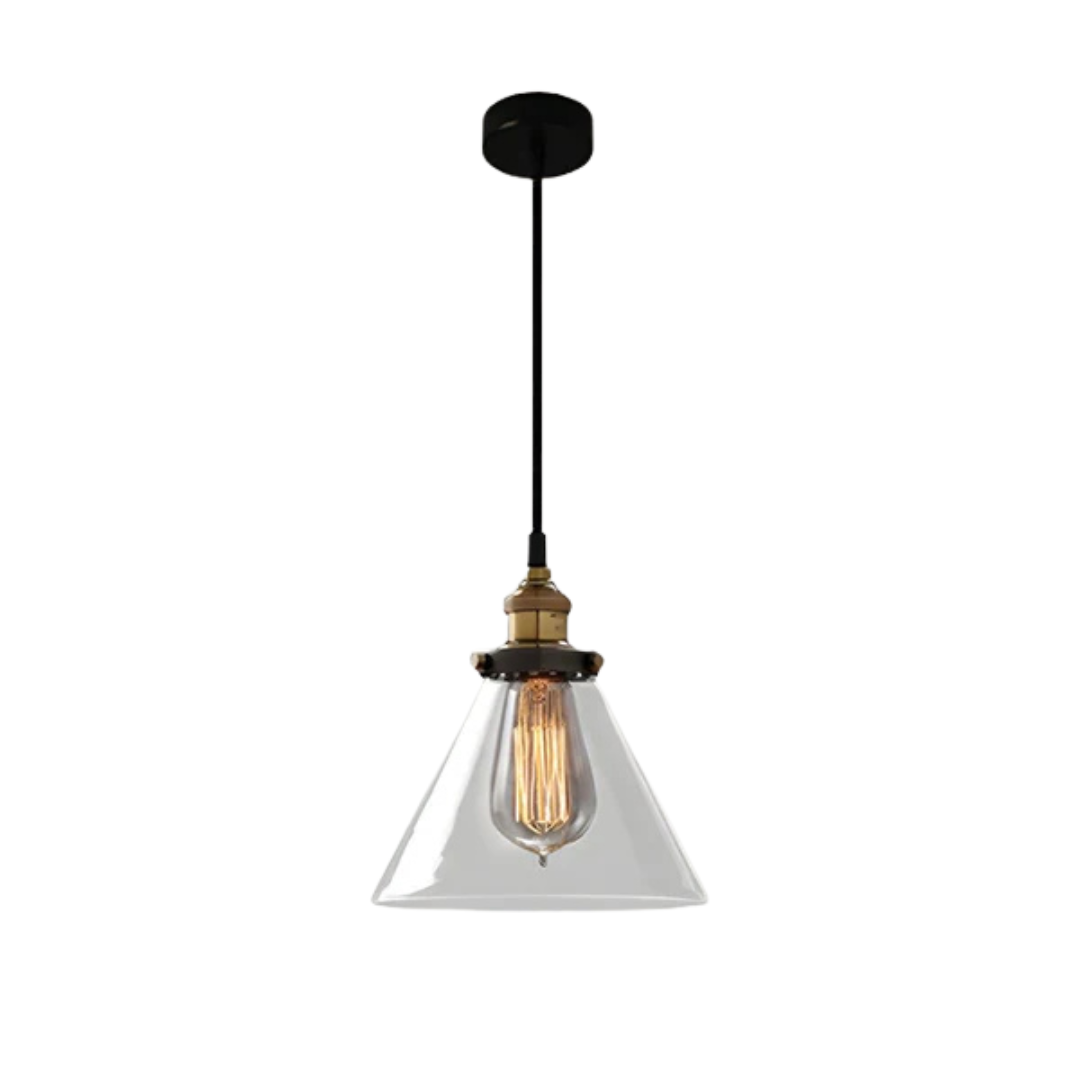 Elegant Hanging Glass Ceiling Light