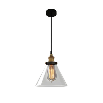 Elegant Hanging Glass Ceiling Light