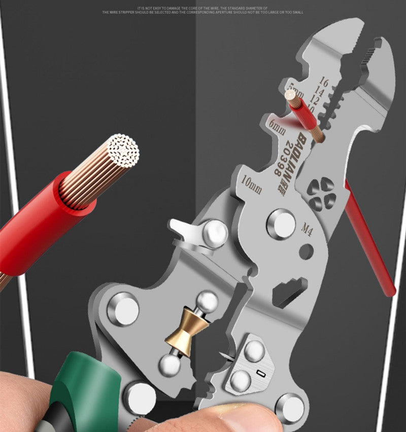 Premium 3-in-1 Wire Cutter Pliers Tool - Luxicro