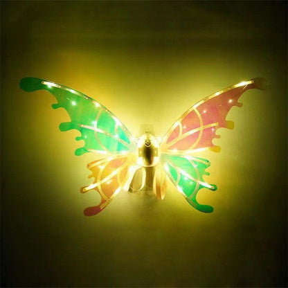 Vibrant LED Fairy Wing Decor Lights