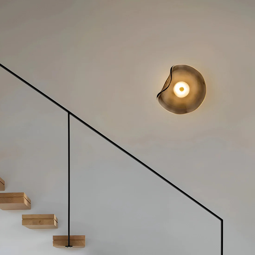 Modern Circular Glass Wall Lamp