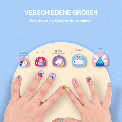 Fun Kids Nail Art Sticker Set (520 Pieces)