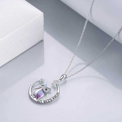 Motivational Bird Charm Necklace