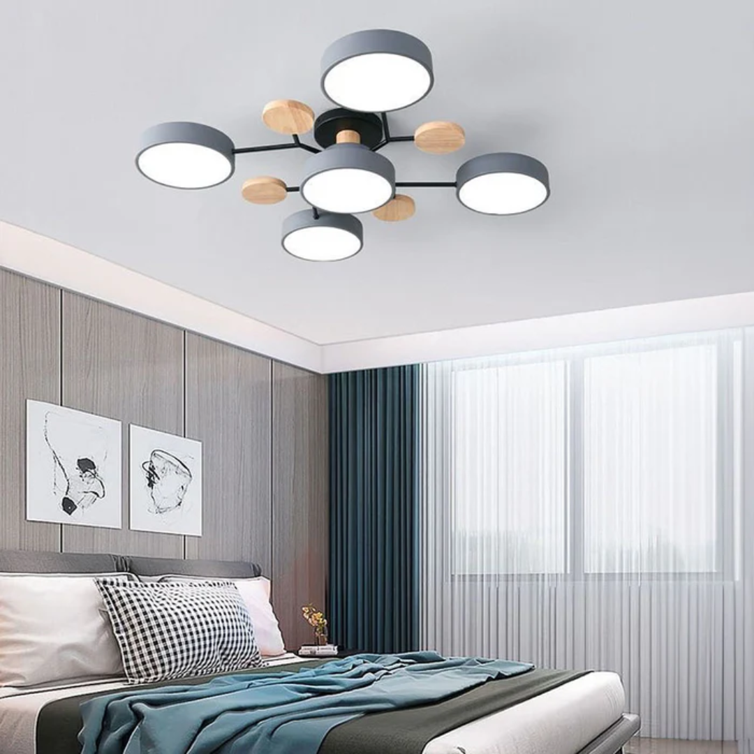 Modern Circular Overhead Lamp