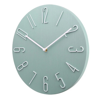 Colorful Large Wall Clock With Bold Design