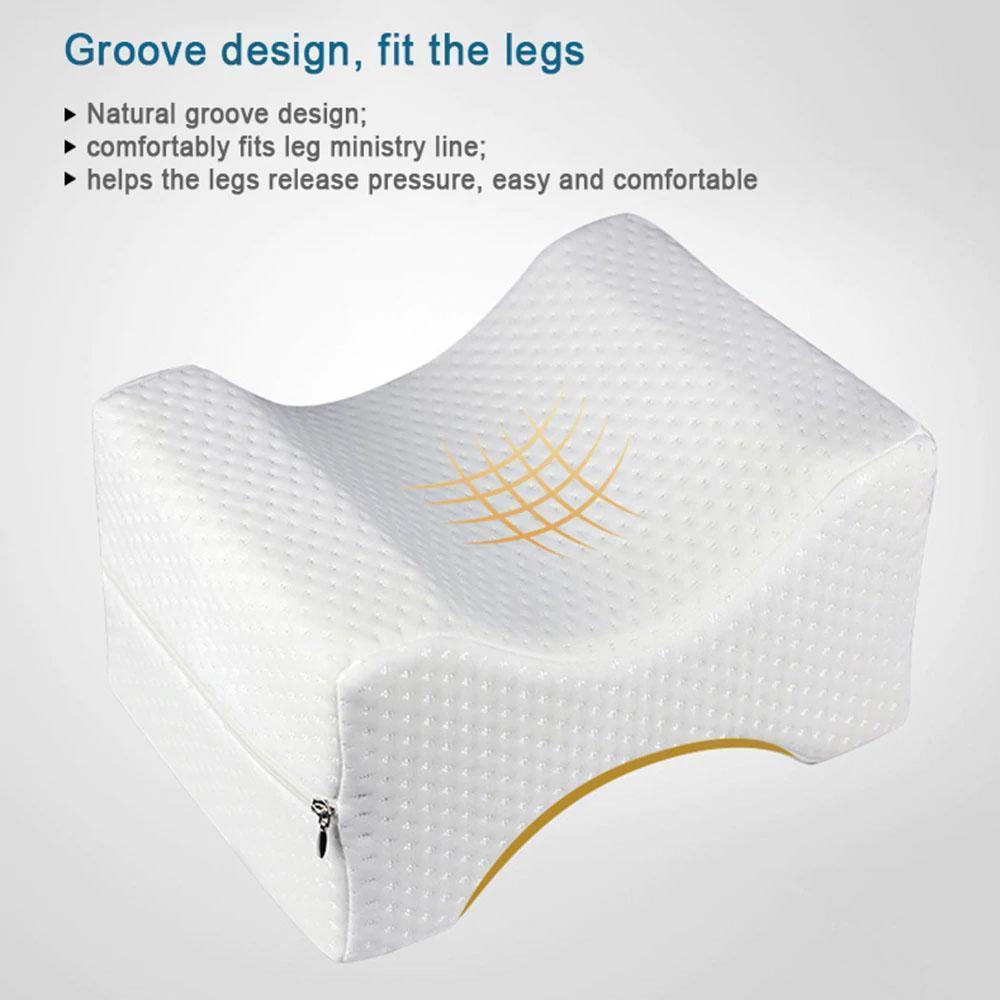Contoured Memory Foam Knee Support Pillow