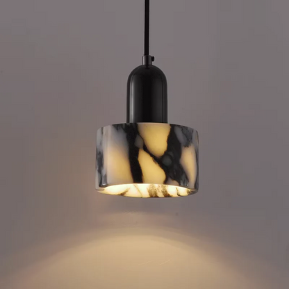 Sleek Dark Crystal Drop Pendant Light