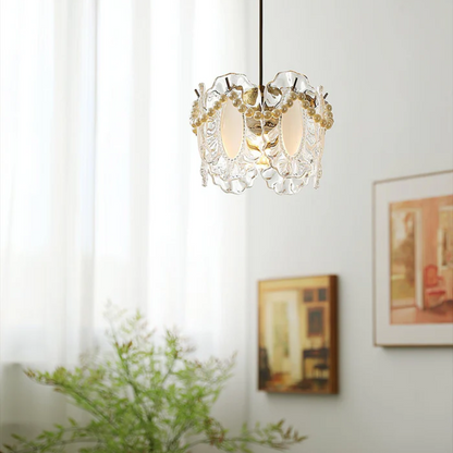 Floral Style Pendant Lighting Fixture