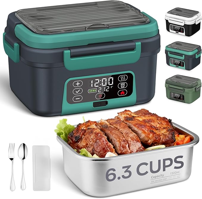 Insulated Thermal Lunch Container with Big Storage
