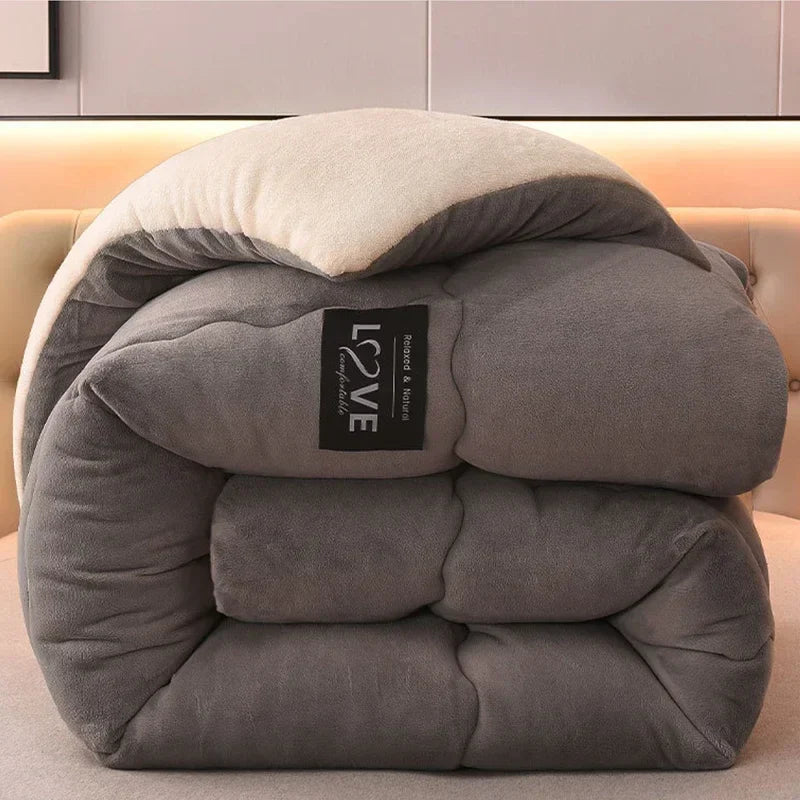 Plush Soft Fleece Lined Winter Duvet - Luxicro