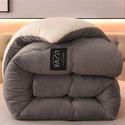 Plush Soft Fleece Lined Winter Duvet - Luxicro