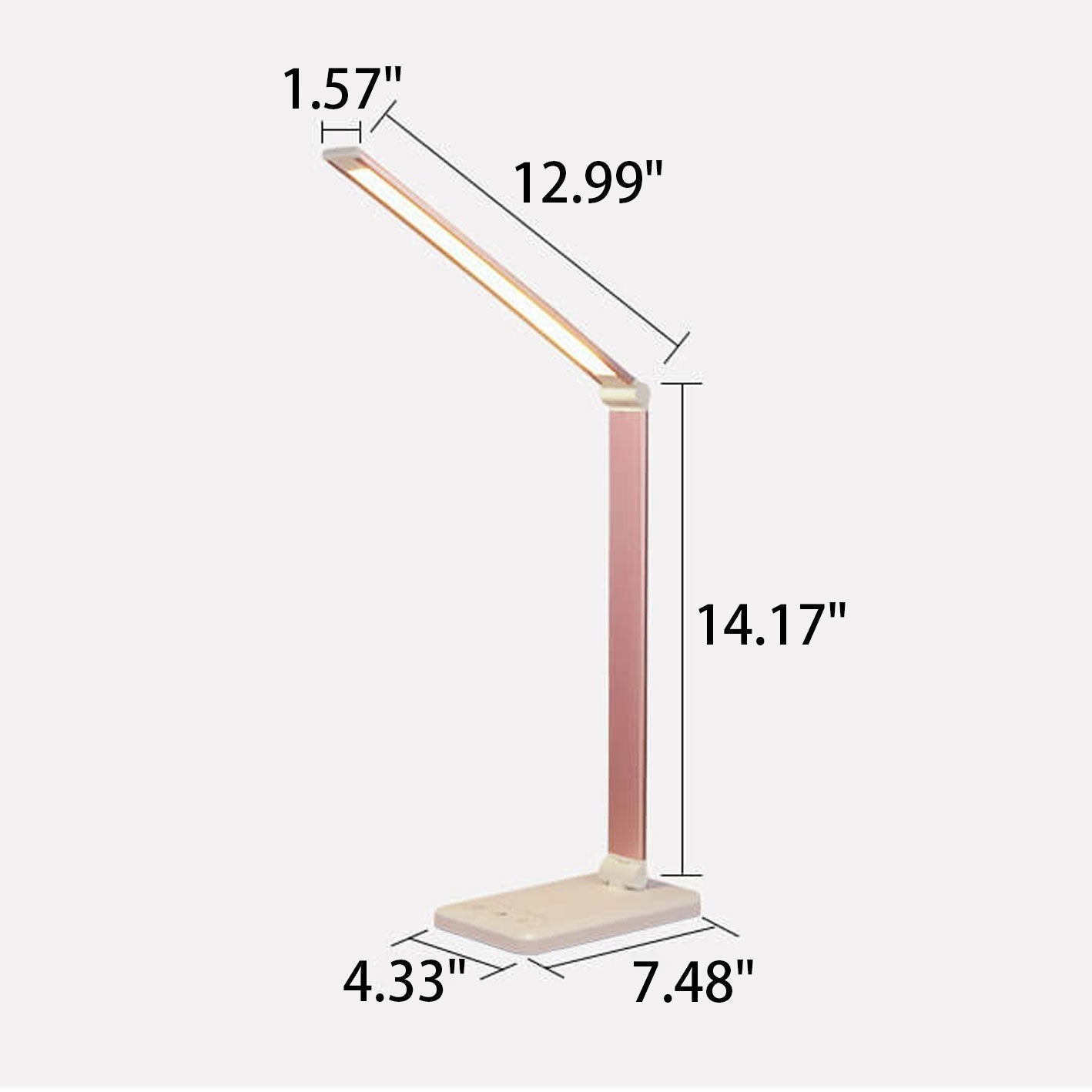 Slim Space Saving Dimmable Desk Lamp