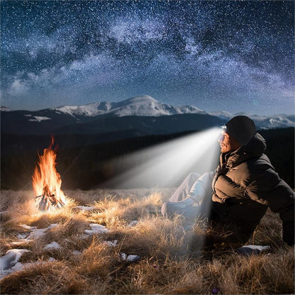 Warm Beanie with Built-in LED Light