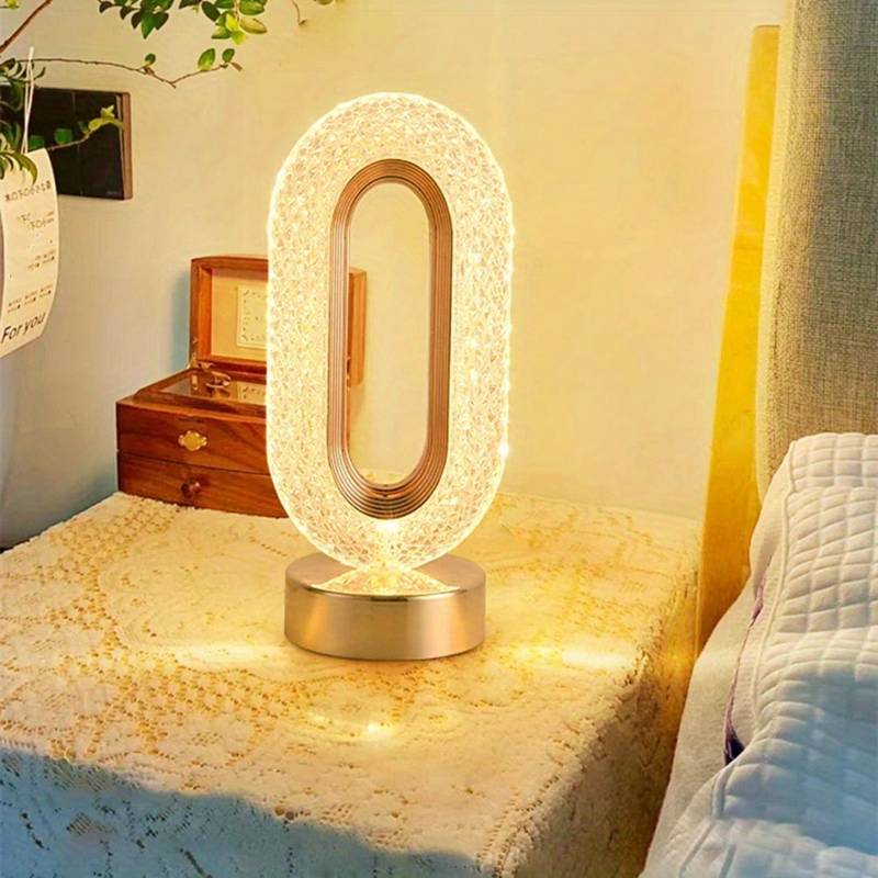 Elegant Clear Desk Lamp