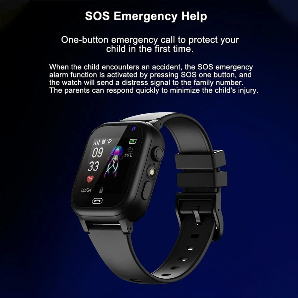 Children's GPS Tracker Watch with Video Call & Emergency Alert