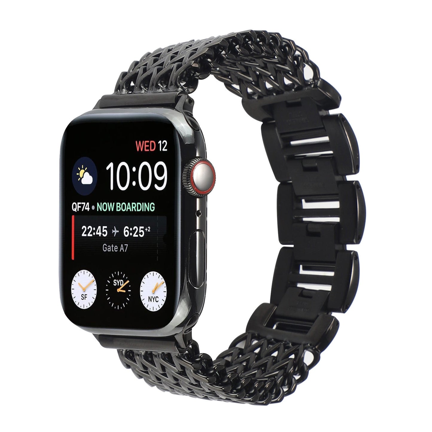 Oceanic Silver Metal Watch Strap