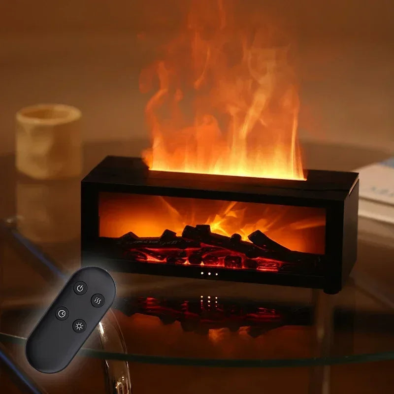 Cozy Electric Flame Fireplace Room Air Diffuser