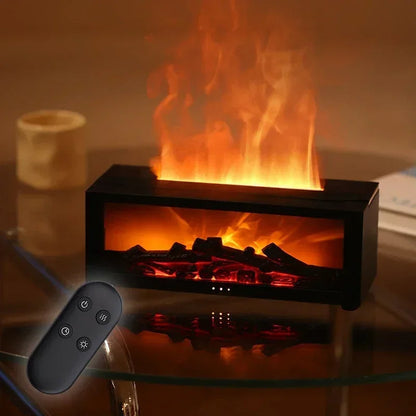 Cozy Electric Flame Fireplace Room Air Diffuser