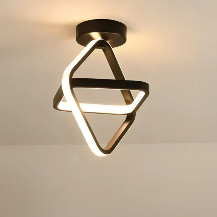 Modern Dual Ring Ceiling Lamp