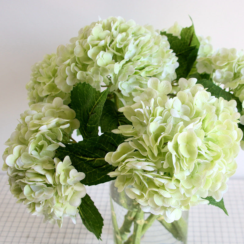 Outdoor Fake Hydrangea Flower Decor