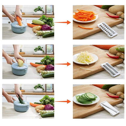 Ultimate 12-in-1 Vegetable Cooking Knife Set