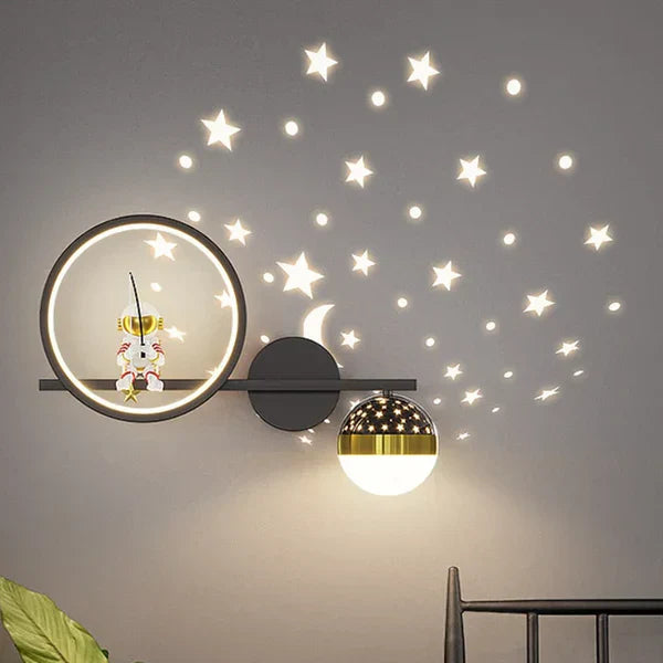 Colorful Kids Bedroom Wall Lamp
