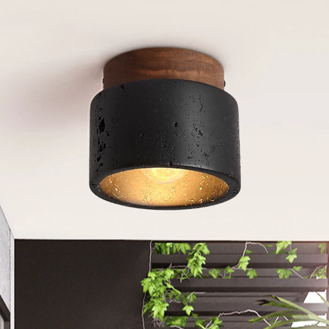Rustic Rock Inspired Overhead Lamp - Luxicro