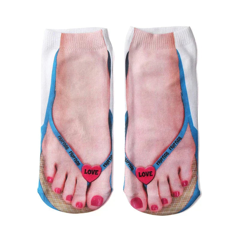 Colorful Patterned Casual Socks