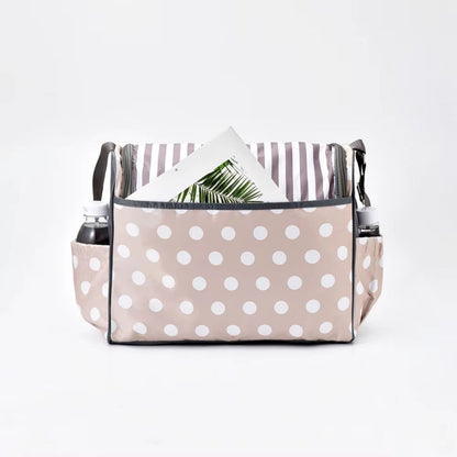Practical Baby Diaper Bag Blue with Changing Pad