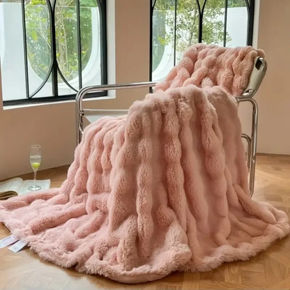 Soft Flannel Plaid Blanket